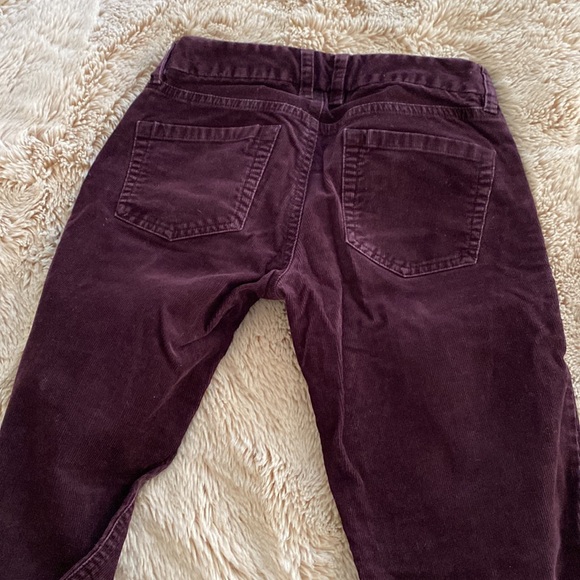 J crew purple corduroy straight leg pants - Picture 4 of 5